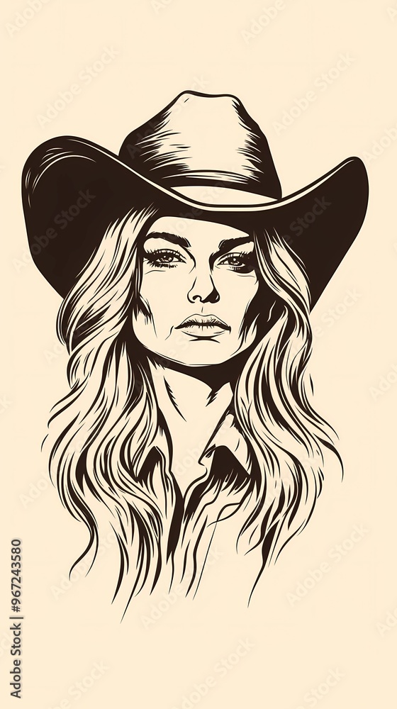 background image of a cowboy woman, western illustration style, western. background image of a cowboy woman, western illustration style, western.