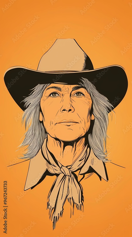 background image of a cowboy woman, western illustration style, western. background image of a cowboy woman, western illustration style, western.