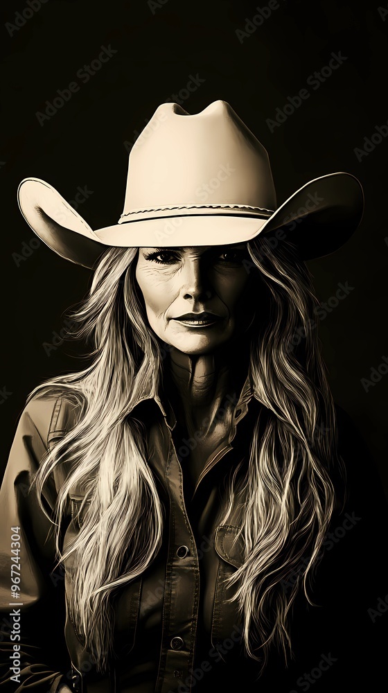 background image of a cowboy woman, western illustration style, western. background image of a cowboy woman, western illustration style, western.