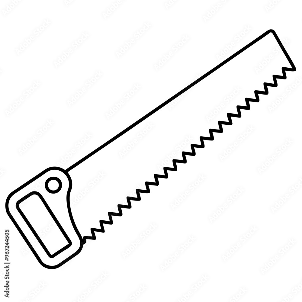 saw outline coloring book page line art illustration digital drawing saw outline coloring book page line art illustration digital drawing