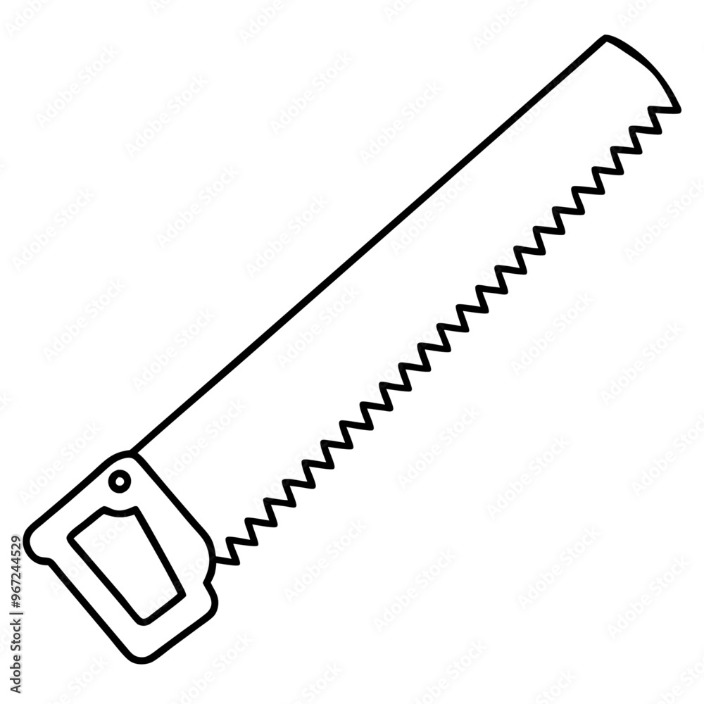 saw outline coloring book page line art illustration digital drawing saw outline coloring book page line art illustration digital drawing