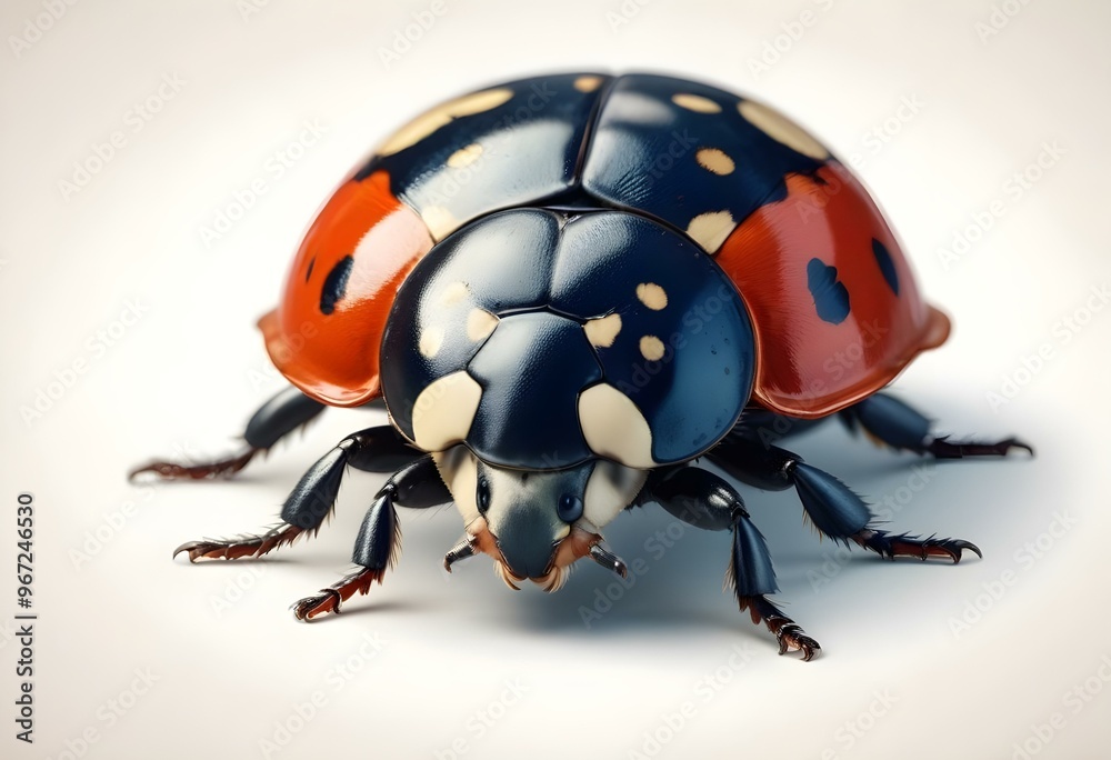 Ladybugs with red and black spots Ladybugs with red and black spots