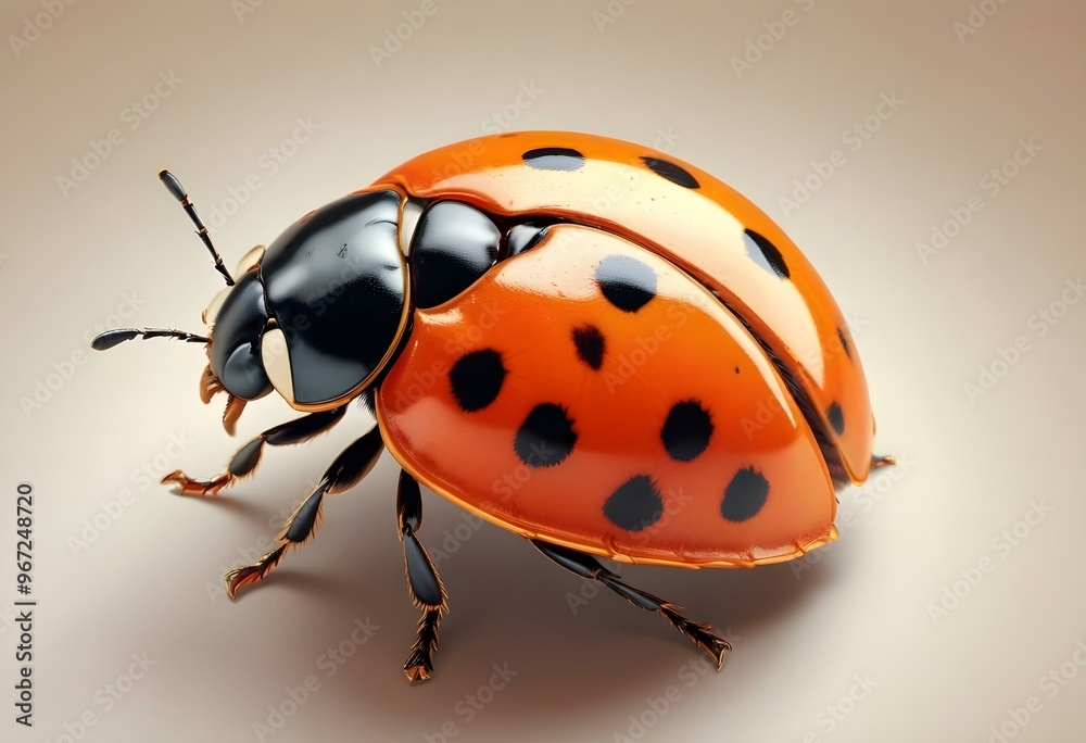 Ladybugs with red and black spots Ladybugs with red and black spots