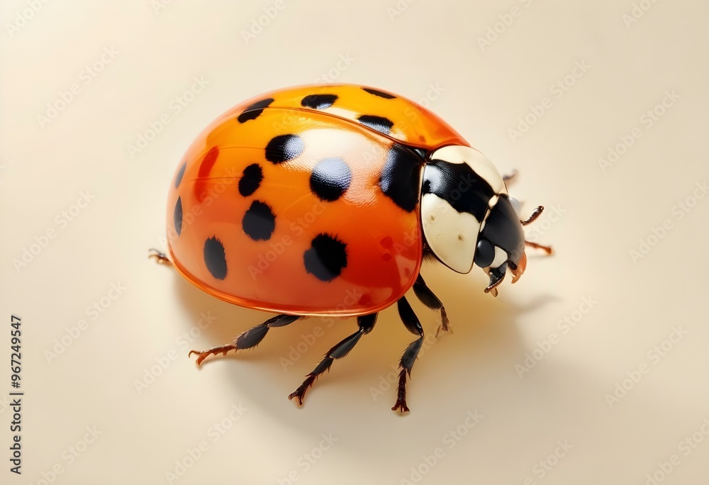 Ladybugs with red and black spots Ladybugs with red and black spots