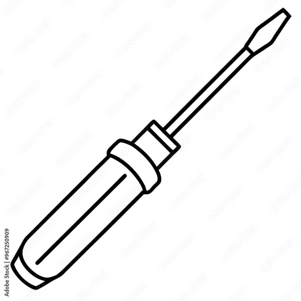 screwdriver outline coloring book page line art illustration digital drawing screwdriver outline coloring book page line art illustration digital drawing
