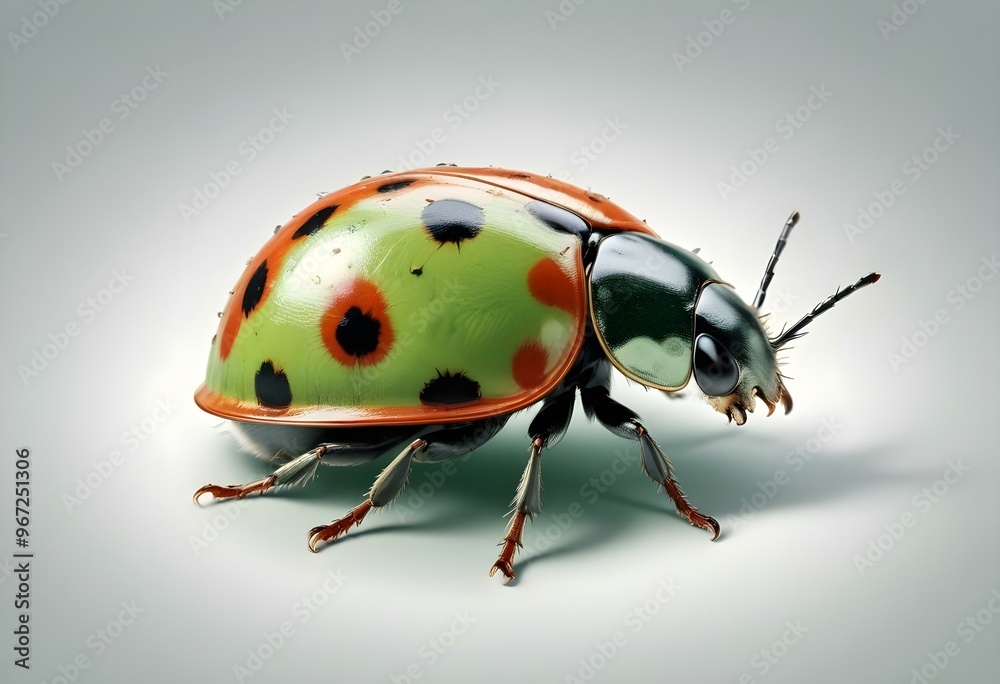 Ladybugs with red and black spots Ladybugs with red and black spots