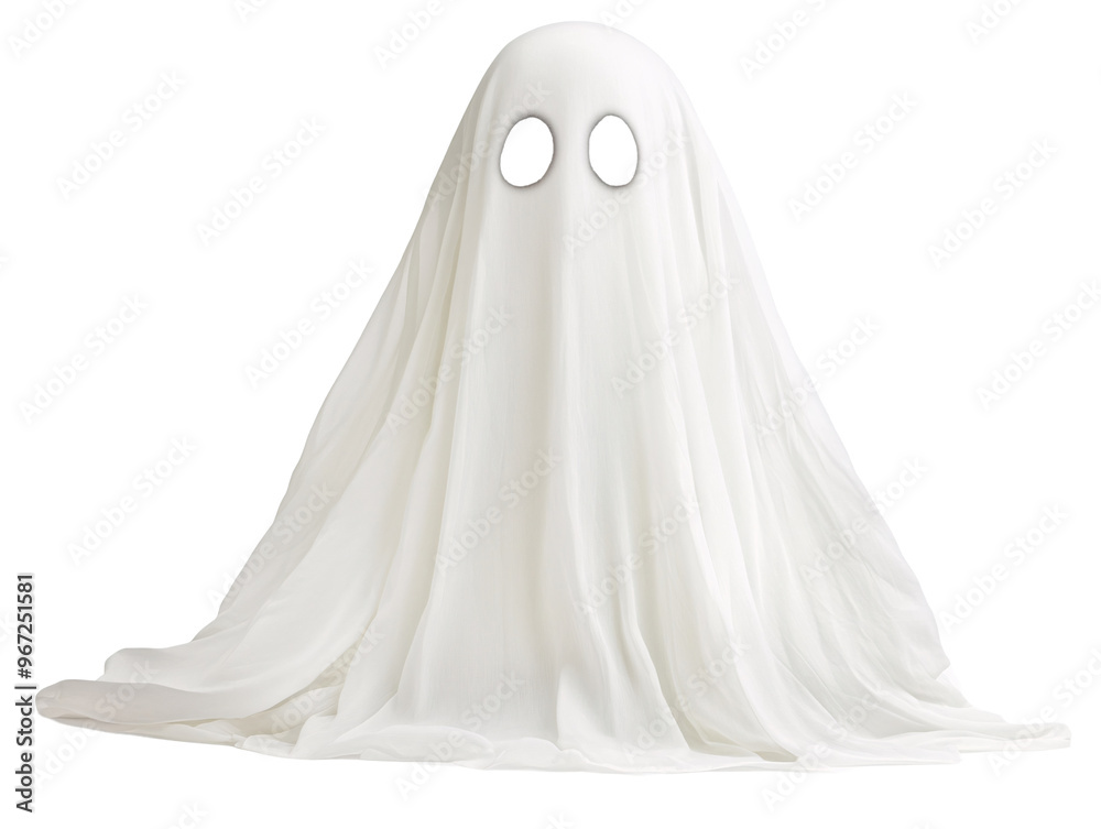 a white ghost with black eyes a white ghost with black eyes