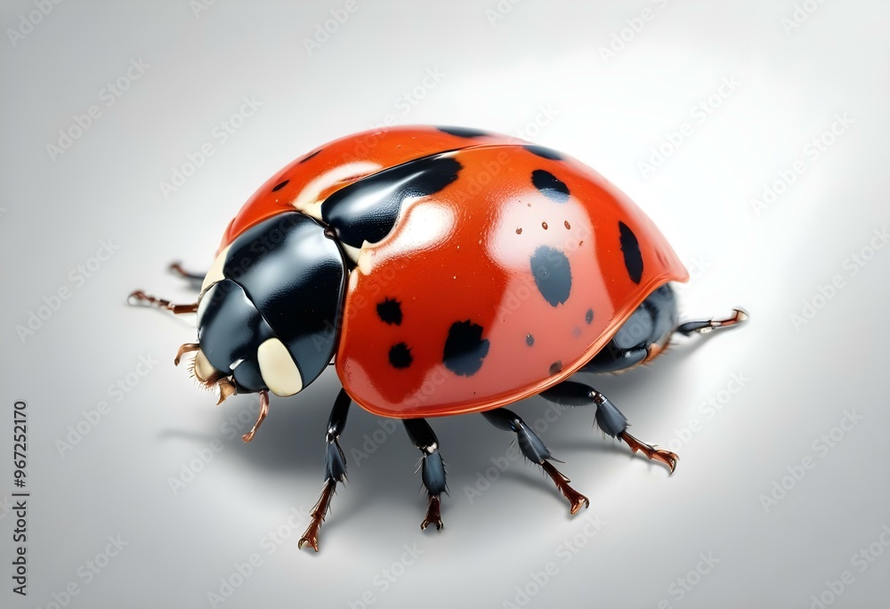 Ladybugs with red and black spots Ladybugs with red and black spots