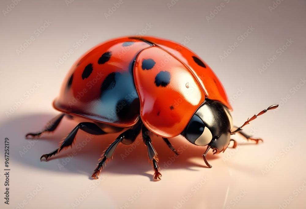 Ladybugs with red and black spots Ladybugs with red and black spots