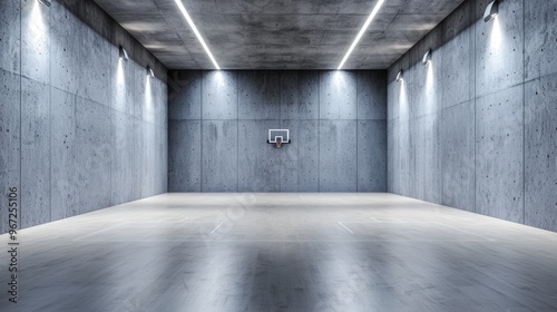 Symmetry in Lighting and Ventilation, Discuss how symmetrical lighting fixtures and ventilation systems in minimalist sports facilities contribute to even illumination and air circulation.