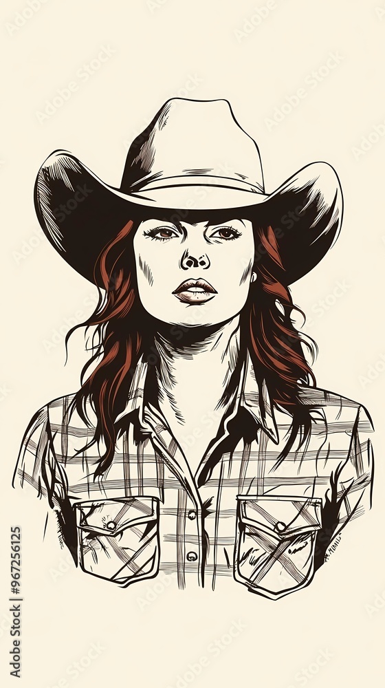background image of a cowboy woman, western illustration style, western. background image of a cowboy woman, western illustration style, western.