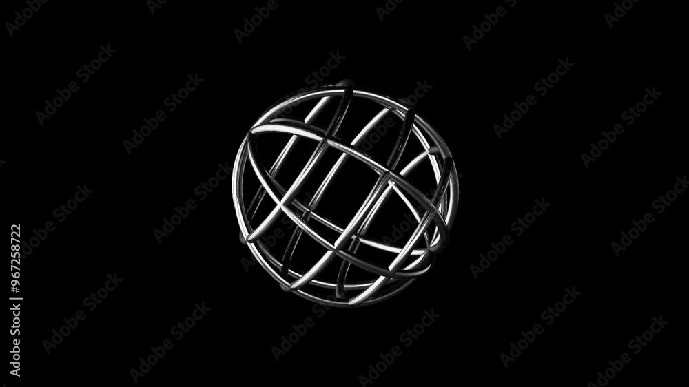 Abstract shape 3d animation background with metal texture Abstract shape 3d animation background with metal texture