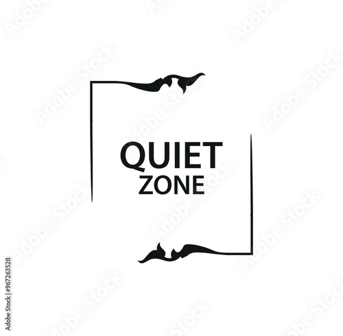 quiet zone text	