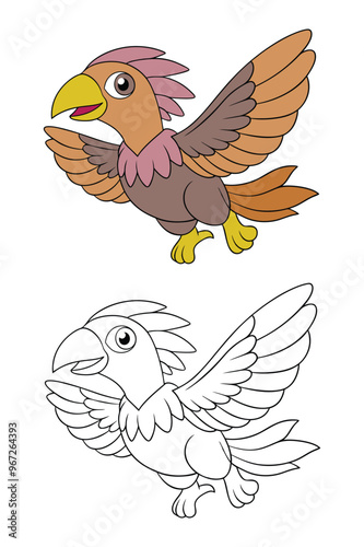 California Condor Coloring Page – Soaring Bird for Kids