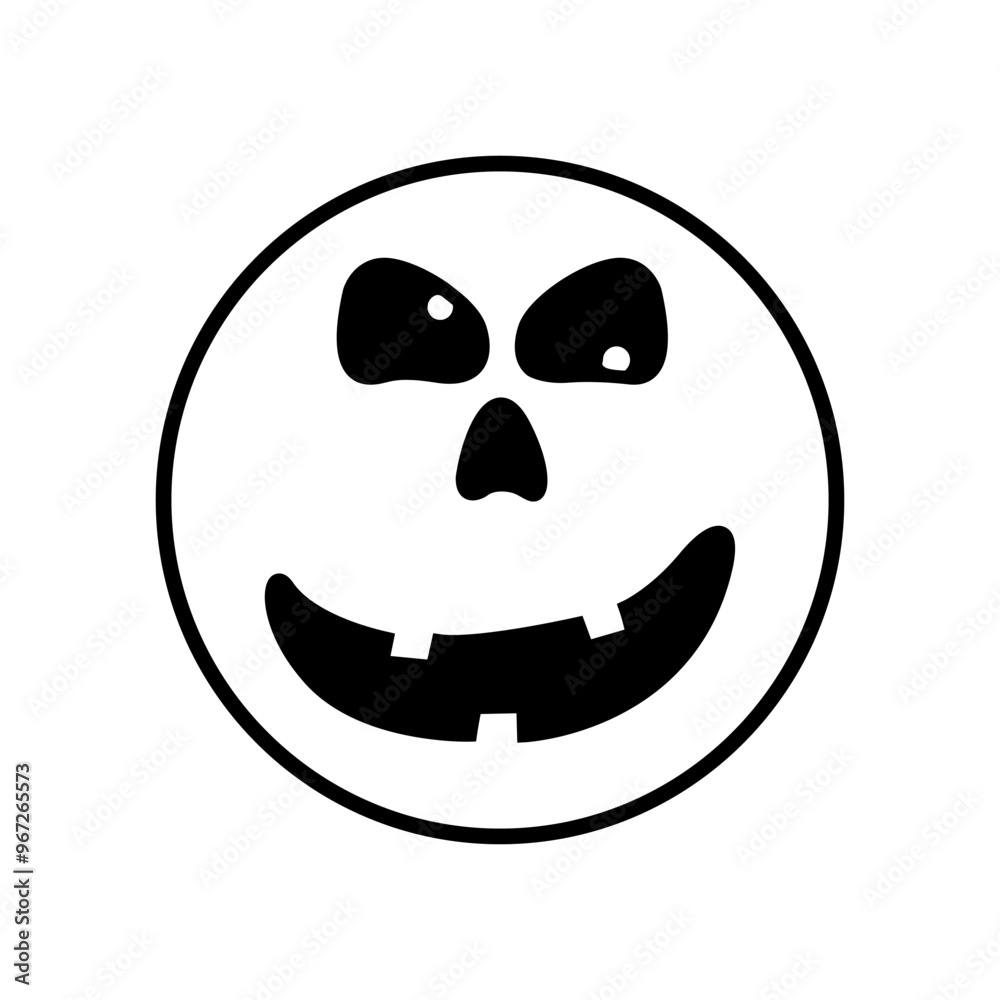 Halloween face icon vector. Scary face illustration sign. Funny Face symbol. Pumpkin face logo. Halloween face icon vector. Scary face illustration sign. Funny Face symbol. Pumpkin face logo.