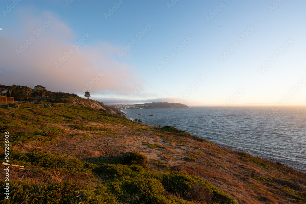 San Francisco Bay Area in the evening light San Francisco Bay Area in the evening light