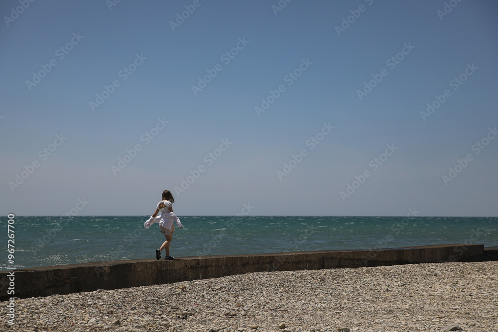 Portrait of a young teenage girl