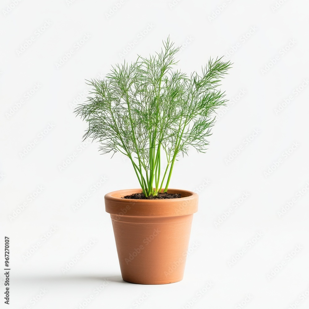 Obraz premium a potted dill plant