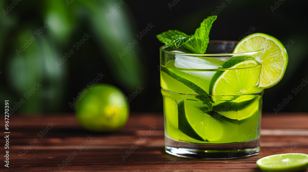 Refreshing Mojito Romantic Setting Disco Ball Refreshing Mojito Romantic Setting Disco Ball