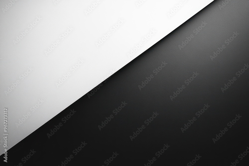 Diagonal Split of White and Black Textured Surfaces Diagonal Split of White and Black Textured Surfaces
