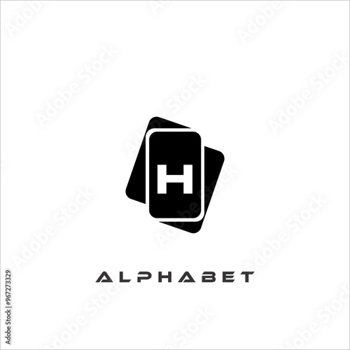 Combination of card icons and alphabets