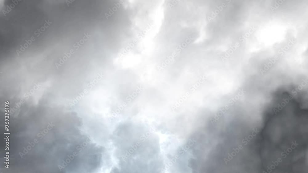 ightning strikes captured in white clouds 4k ightning strikes captured in white clouds 4k