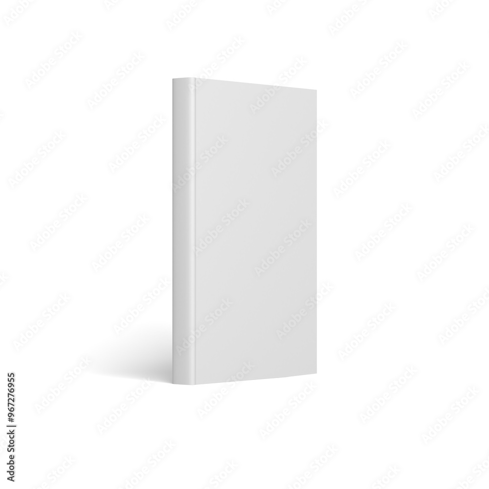 Book isolated on white background. Mockup. Blank. 3d illustration.