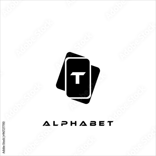 Combination of card icons and alphabets