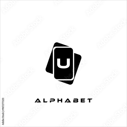 Combination of card icons and alphabets