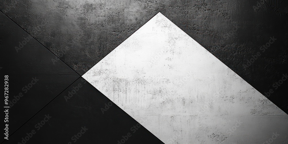 Abstract Black and White Geometric Concrete Wall Abstract Black and White Geometric Concrete Wall
