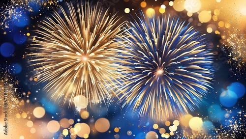 fireworks in the sky