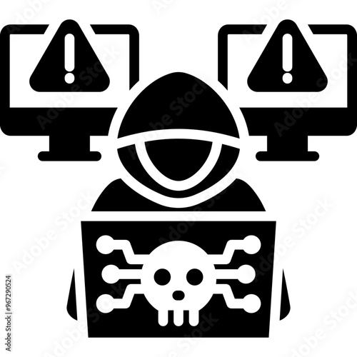 Cyber Attack Icon