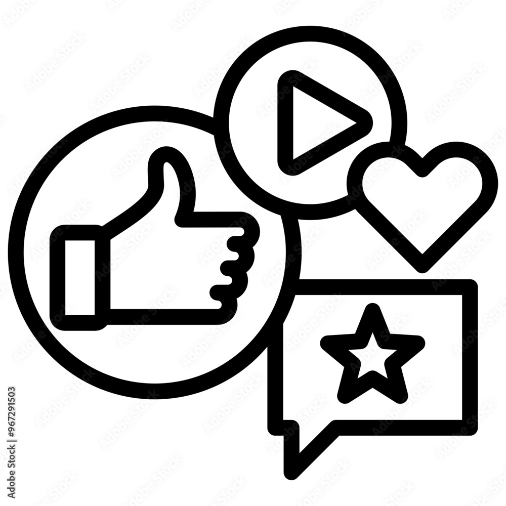 Social Engagement Icon Social Engagement Icon