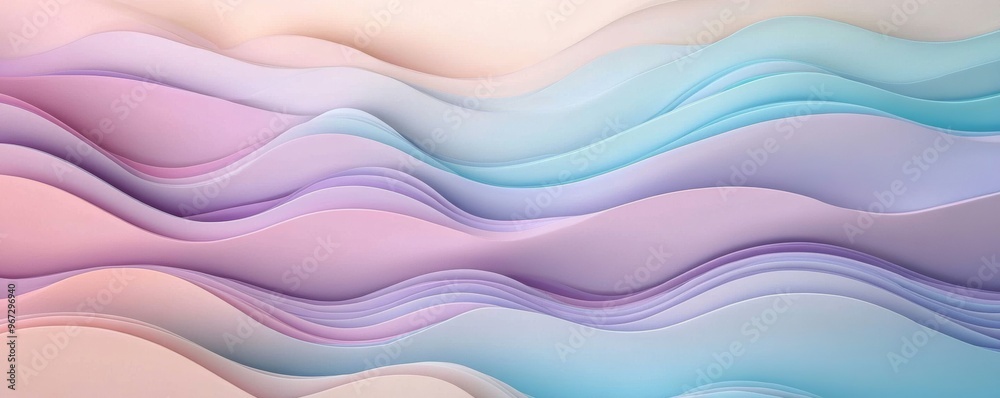 Pastel colored abstract wave pattern Pastel colored abstract wave pattern