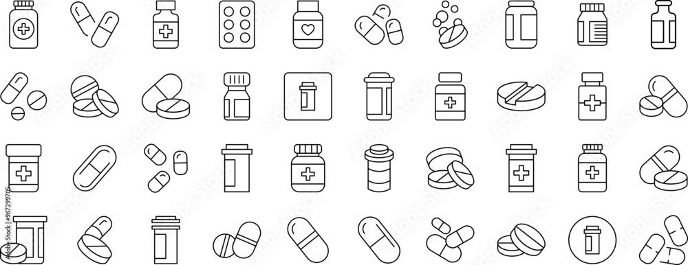 custom made wallpaper toronto digitalMeds and Treatment Icon Pack. Contains Icons of Pills that Can Be Used for Design of Cards, Posts, Apps, Web Sites