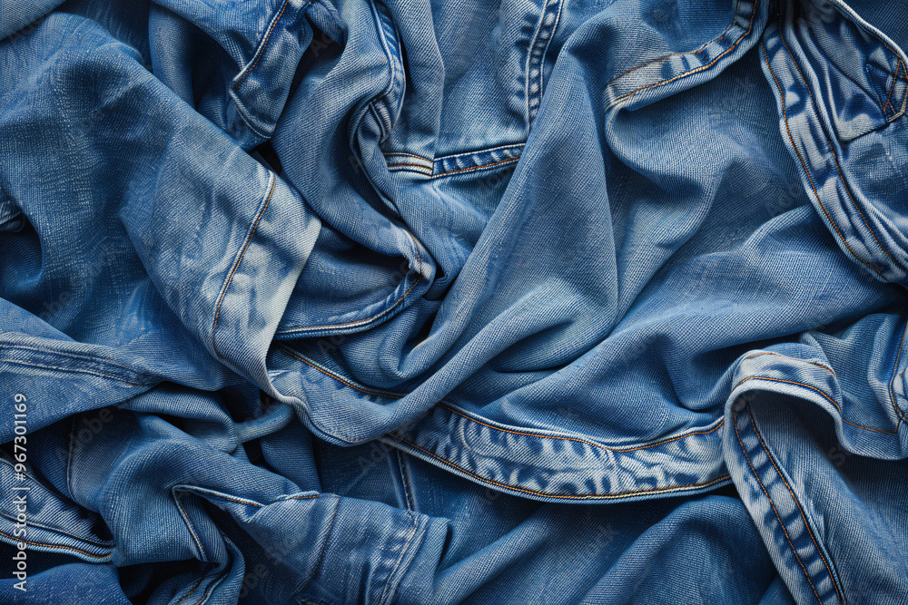 Obraz premium denim blue jeans background