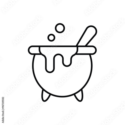 Cauldron vector icon