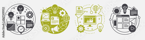 Marketing solution lead generation ads templates