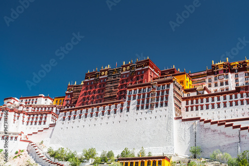 Tableau sur toile Panorama of Potala Palace, Tibet, China, Asia , Unesco World Heritage in Lhasa