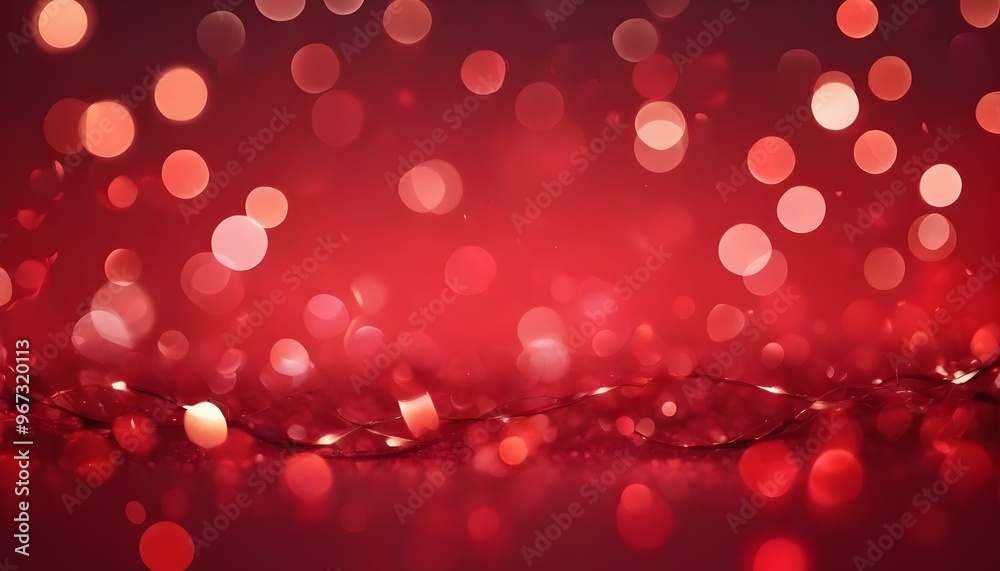 Red Bokeh Festive Christmas and New Year Wallpaper Magical Background for Holiday Celebrations Red Bokeh Festive Christmas and New Year Wallpaper Magical Background for Holiday Celebrations
