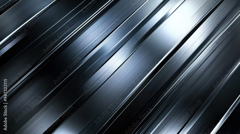 A close-up view of shiny metal panels creating a sleek, modern aesthetic in an industrial setting, illuminated with soft light reflections A close-up view of shiny metal panels creating a sleek, modern aesthetic in an industrial setting, illuminated with soft light reflections