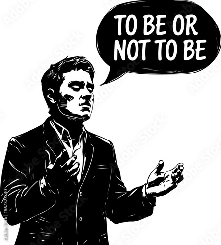 Dramatic Monologue: To Be or Not to Be Illustration