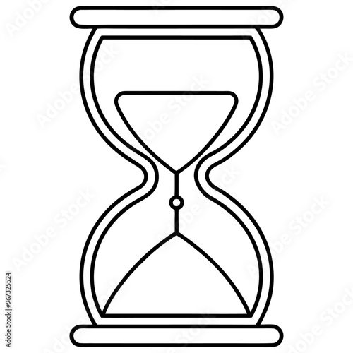 timer outline coloring book page line art illustration digital drawing photo