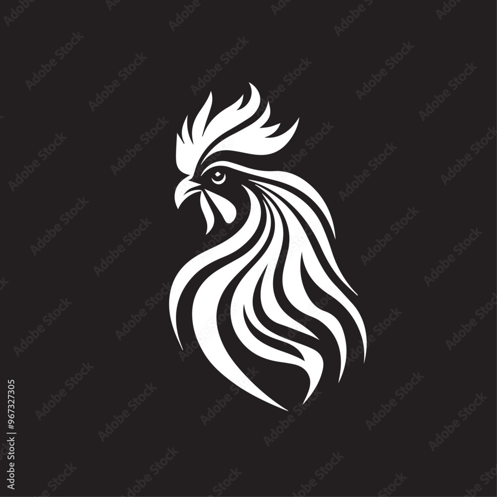 Rooster in cartoon, doodle style . Image for t-shirt, web, mobile apps and ui. Isolated 2d vector illustration in logo, icon, sketch style, Eps 10, black and white. AI Generative Rooster in cartoon, doodle style . Image for t-shirt, web, mobile apps and ui. Isolated 2d vector illustration in logo, icon, sketch style, Eps 10, black and white. AI Generative