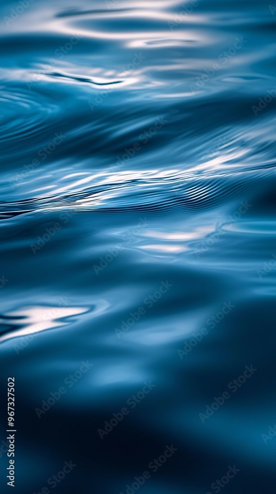 Calm Sea Water with Intricate Ripple Patterns and Soft Reflections Calm Sea Water with Intricate Ripple Patterns and Soft Reflections