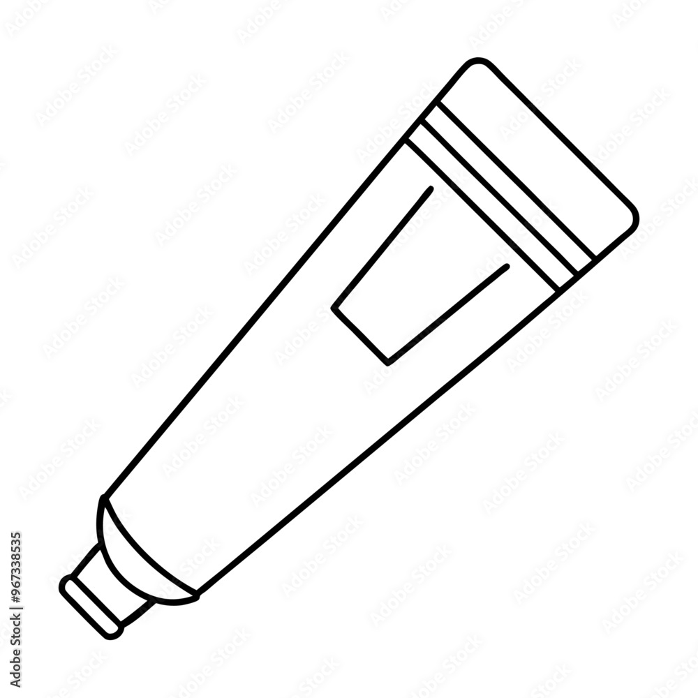 toothpaste outline coloring book page line art illustration digital drawing toothpaste outline coloring book page line art illustration digital drawing