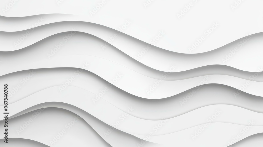 Fototapeta premium Discover the chic allure of an abstract wave design that seamlessly combines modern tech and sleek minimalism.