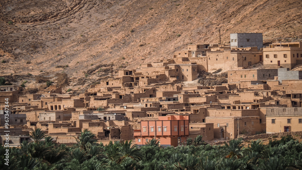 The desert landscape of Southern Morocco The desert landscape of Southern Morocco