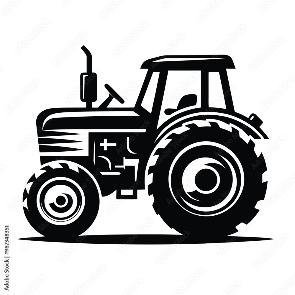Tractor Silhouette Tractor Silhouette