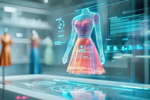 Holographic AI fashion designer